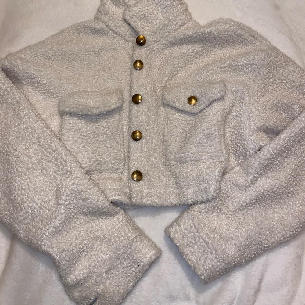 Faux fur jacket